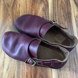 Women’s Burgundy Leather Shoes